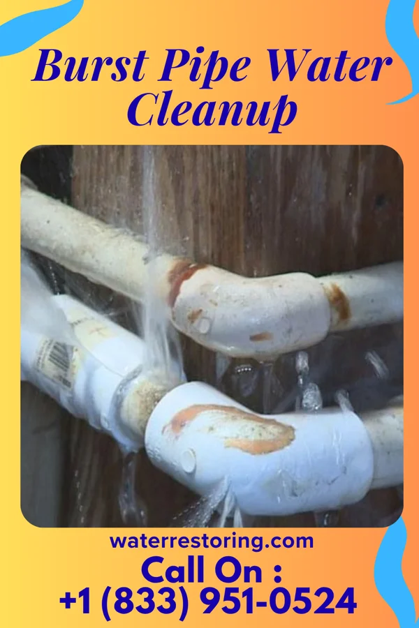 Burst Pipe Water Cleanup in Mutual, OK